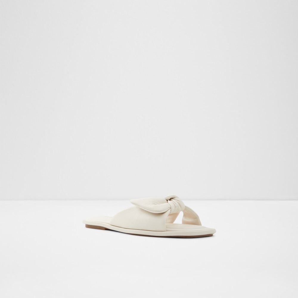 White Aldo Peony Slide Sandal Sandals | 23RFLDISZ