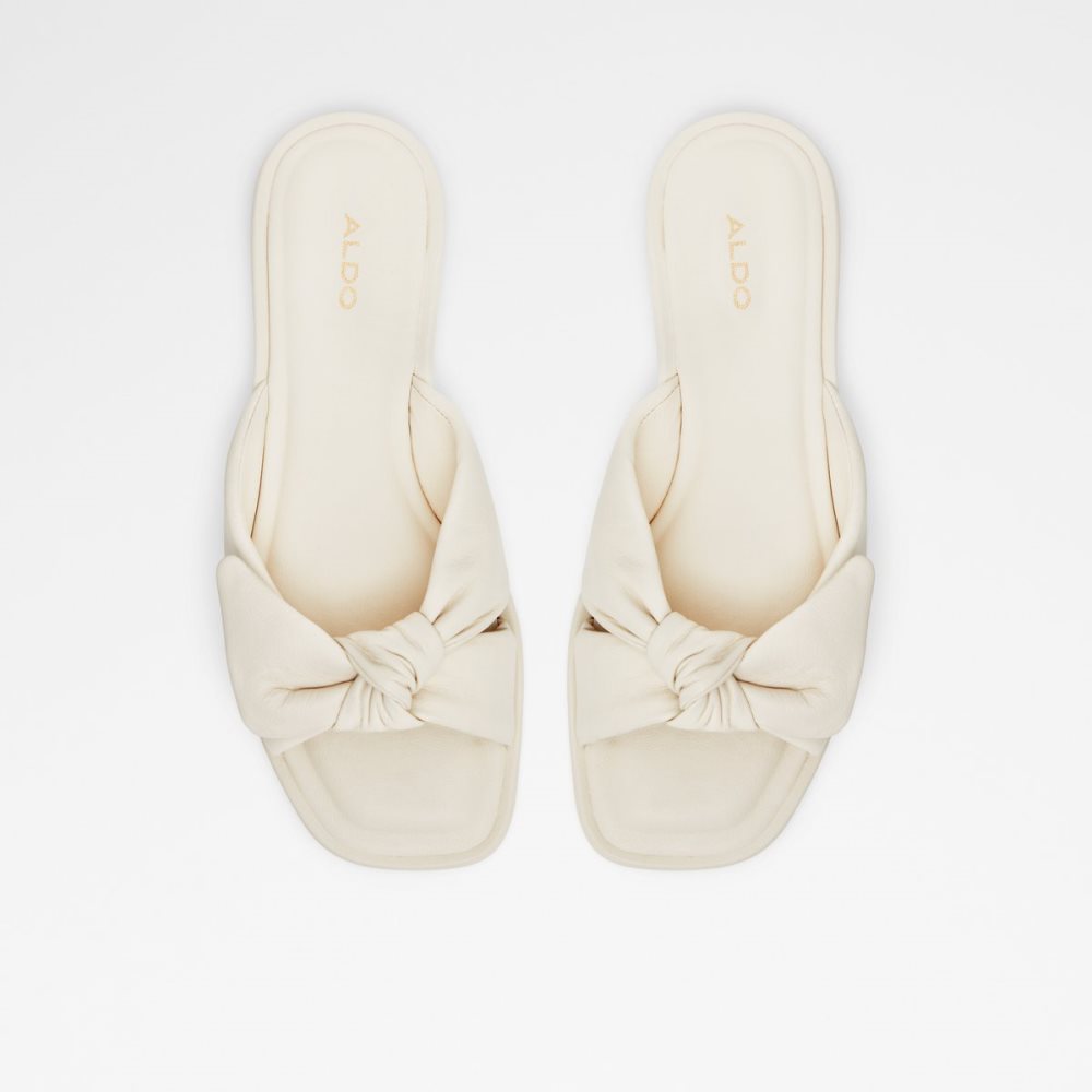 White Aldo Peony Slide Sandal Sandals | 23RFLDISZ