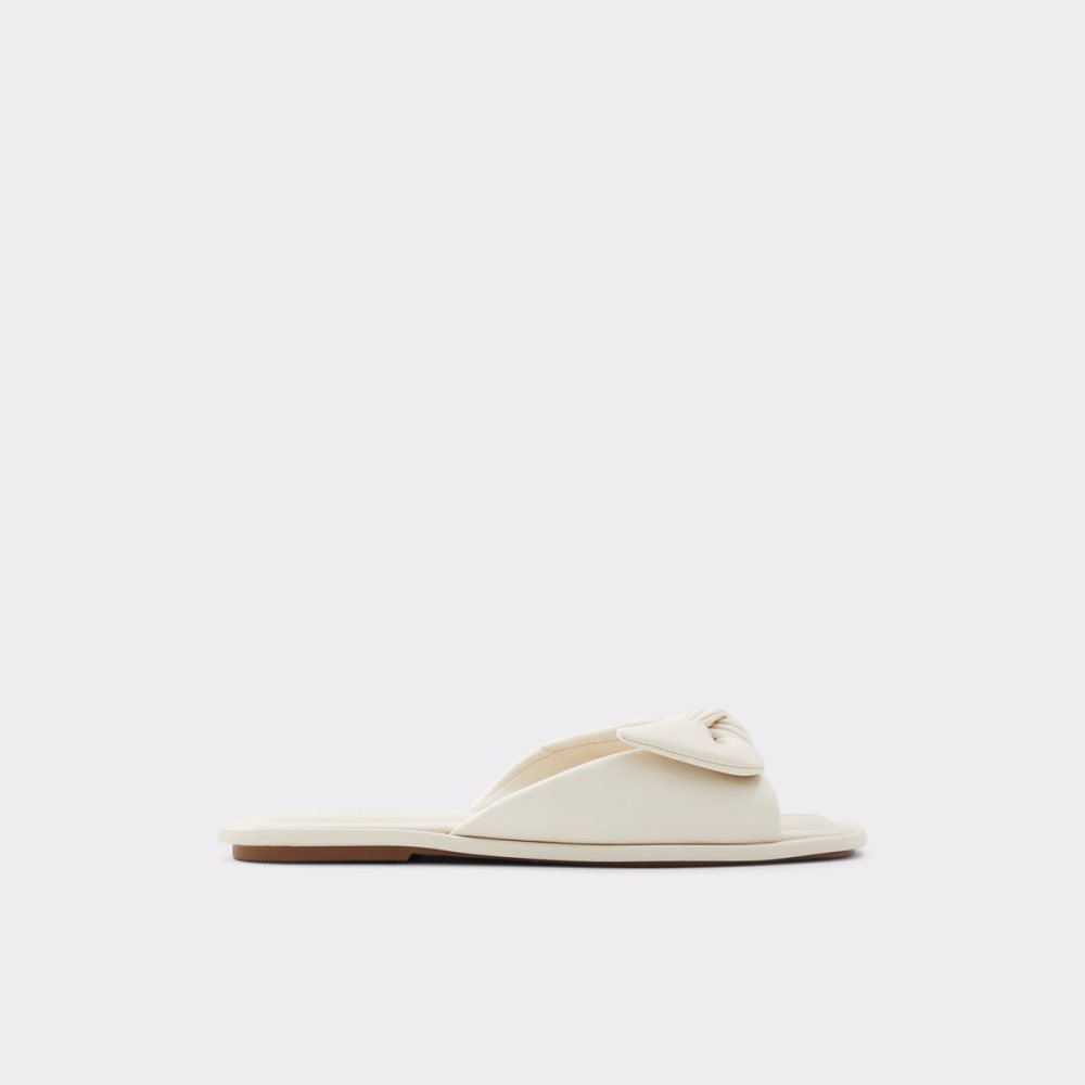 White Aldo Peony Slide Sandal Sandals | 23RFLDISZ