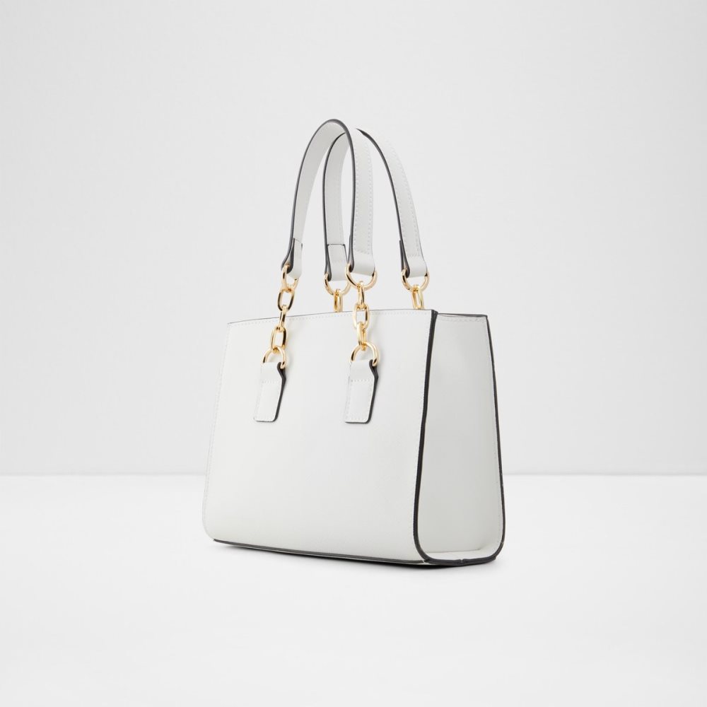 White Aldo Pitari Tote Bags | 40UPJQALE