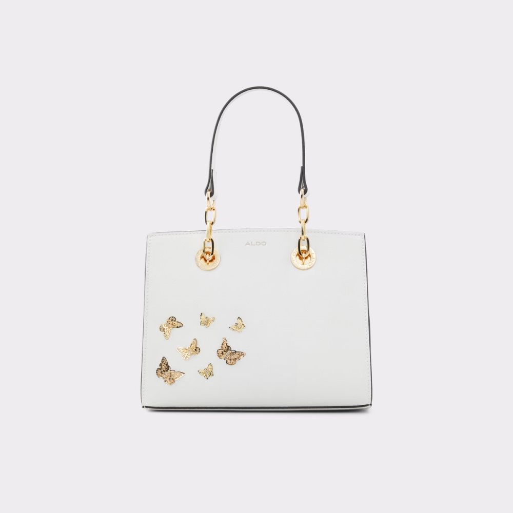 White Aldo Pitari Tote Bags | 40UPJQALE