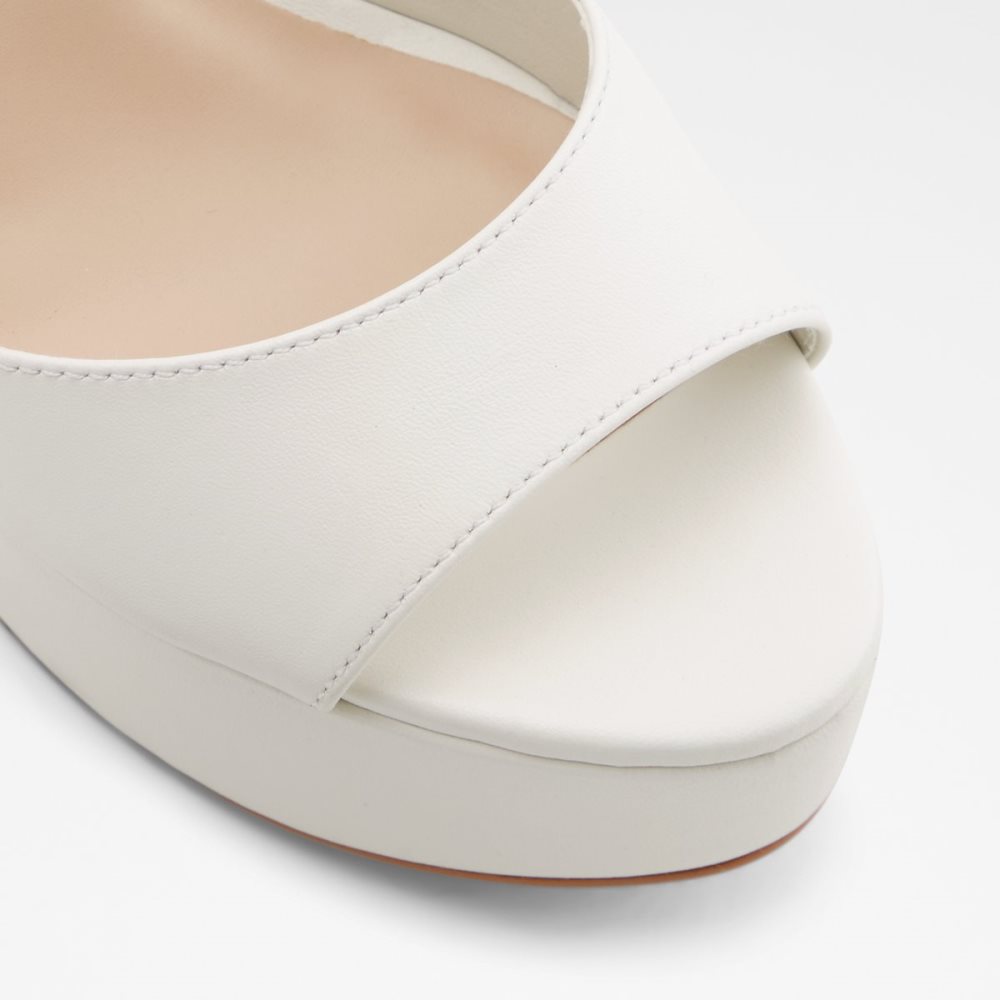 White Aldo Posh High Sandal - Platform Shoes | 58RJQVIHZ