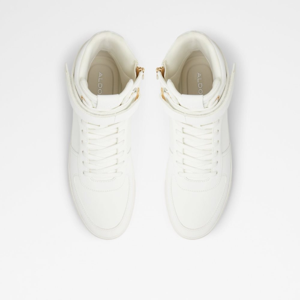 White Aldo Sethen High Top - Cup Sole Sneakers | 98RNMVOSJ