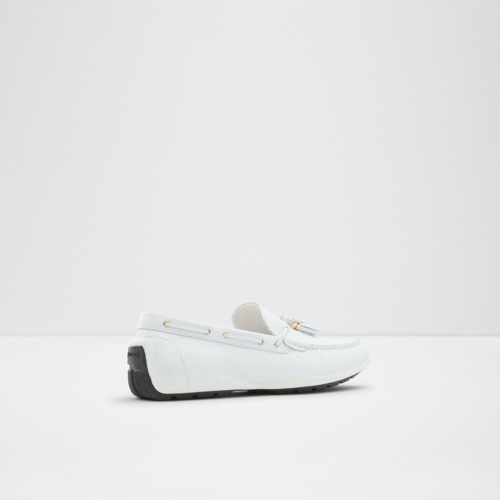 White Aldo Sheremo Driving Casual Shoes | 67MUFXTWJ