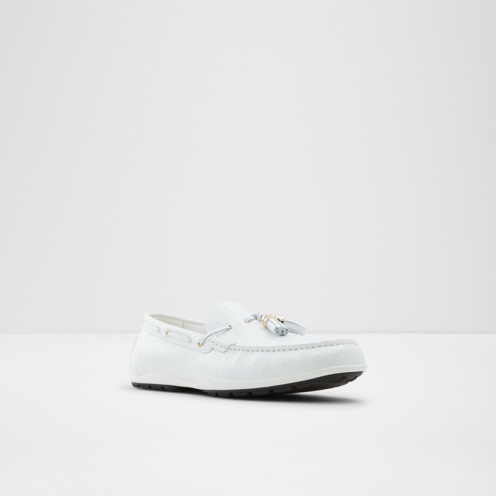 White Aldo Sheremo Driving Casual Shoes | 67MUFXTWJ