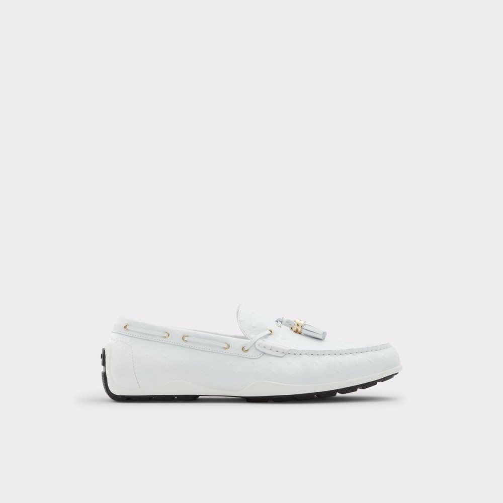 White Aldo Sheremo Driving Casual Shoes | 67MUFXTWJ