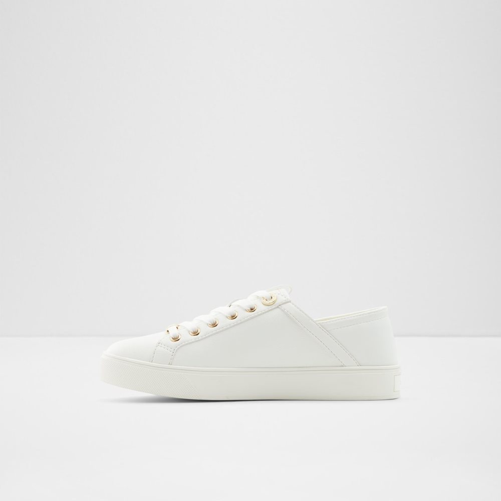 White Aldo Stepaniee Low Top Sneakers | 04WAKDUSX