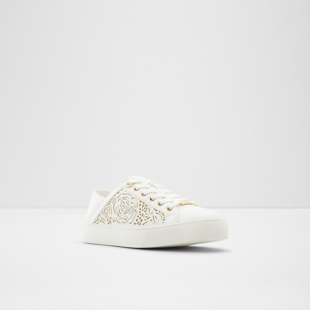 White Aldo Stepaniee Low Top Sneakers | 04WAKDUSX