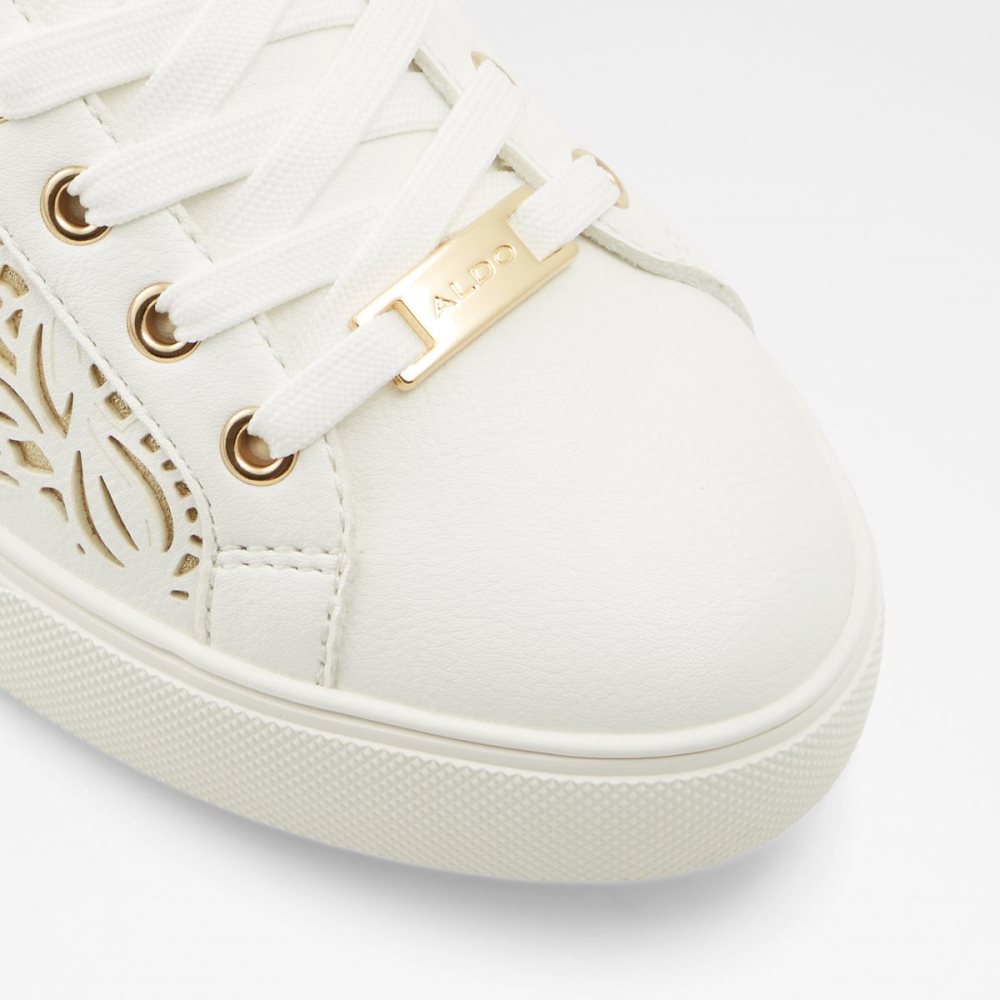 White Aldo Stepaniee Low Top Sneakers | 04WAKDUSX