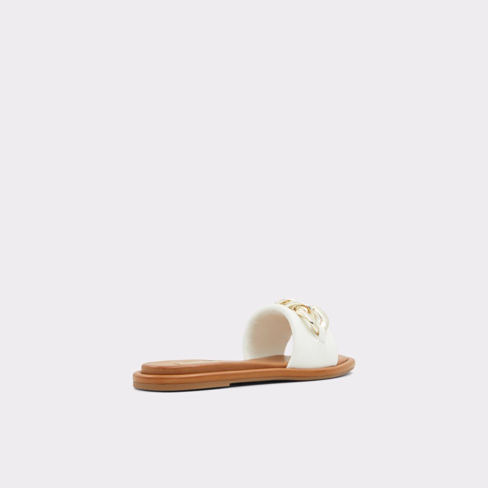 White Aldo Sydling Slide Sandal Sandals | 60VMQJHTL