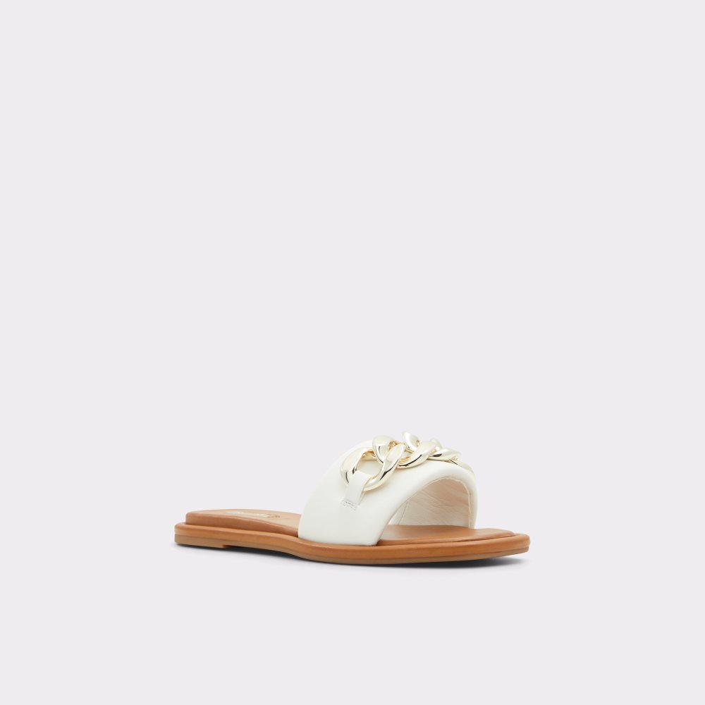 White Aldo Sydling Slide Sandal Sandals | 60VMQJHTL