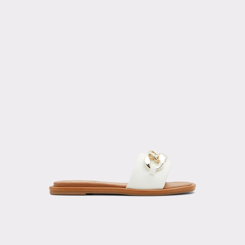 White Aldo Sydling Slide Sandal Sandals | 60VMQJHTL