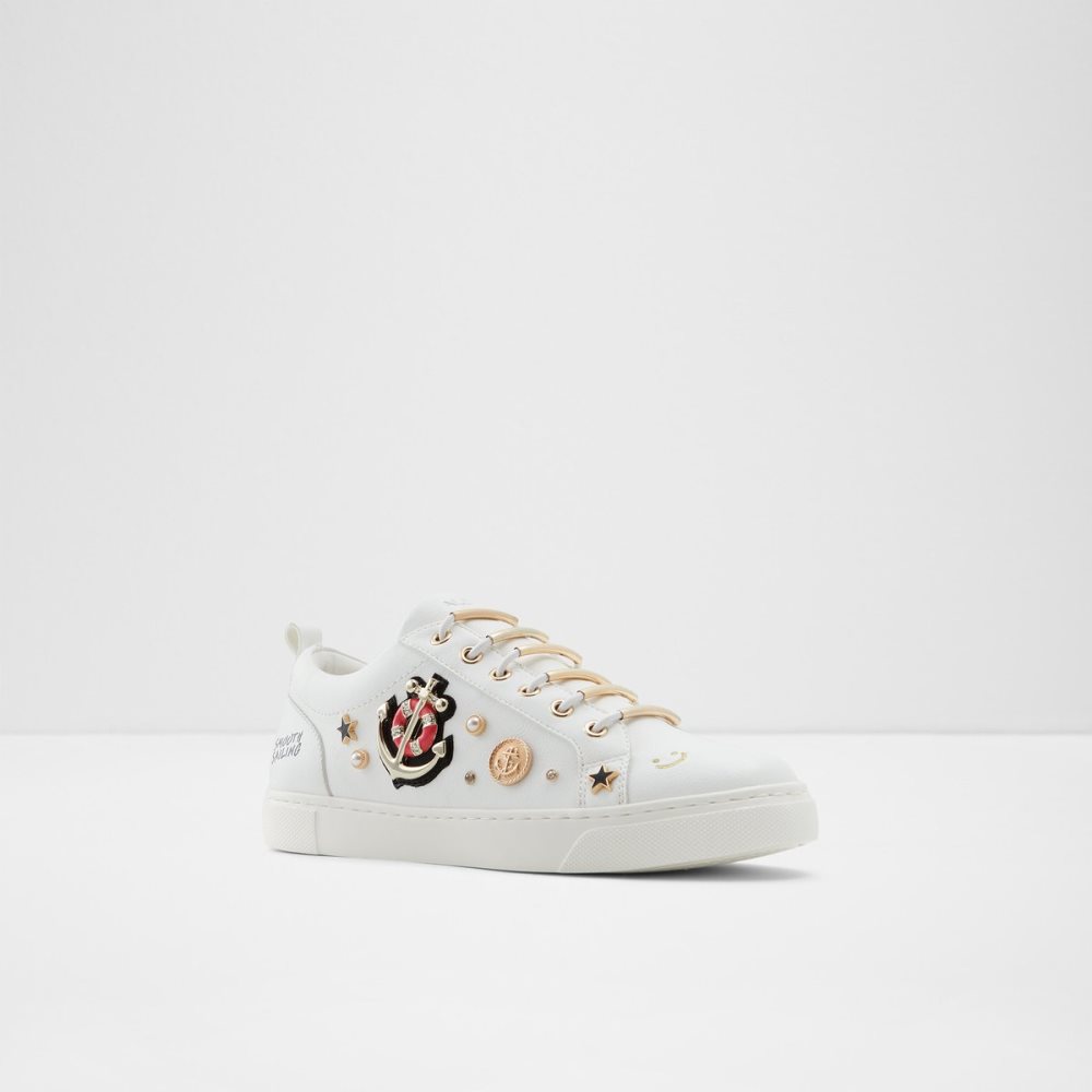 White Aldo Talaeraen Low Top Sneakers | 84JKBDPGN