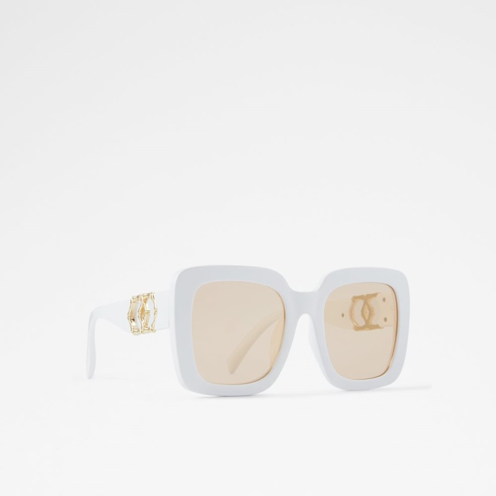 White Aldo Thalin Sunglasses | 42EXGFKQU