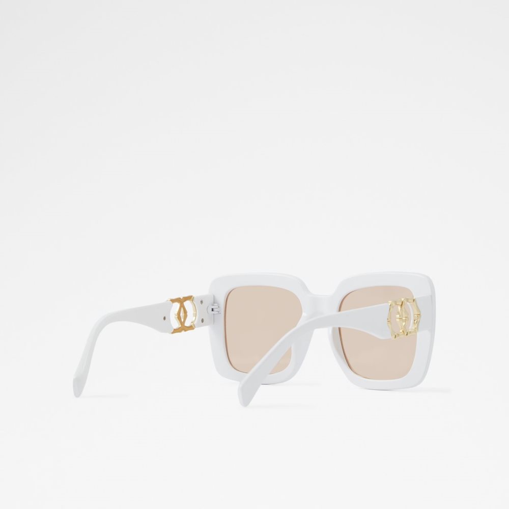 White Aldo Thalin Sunglasses | 42EXGFKQU