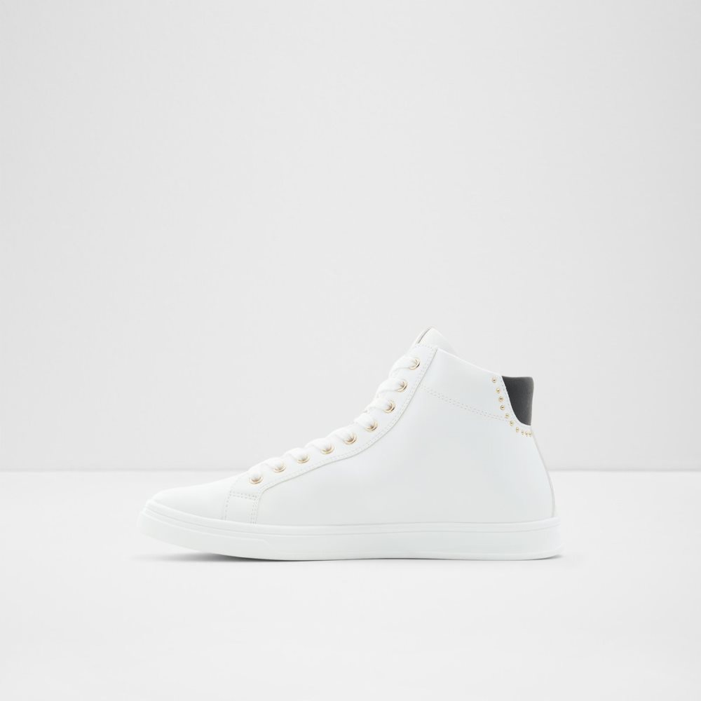 White Aldo Toplove High Top Sneakers | 18LBODQNM