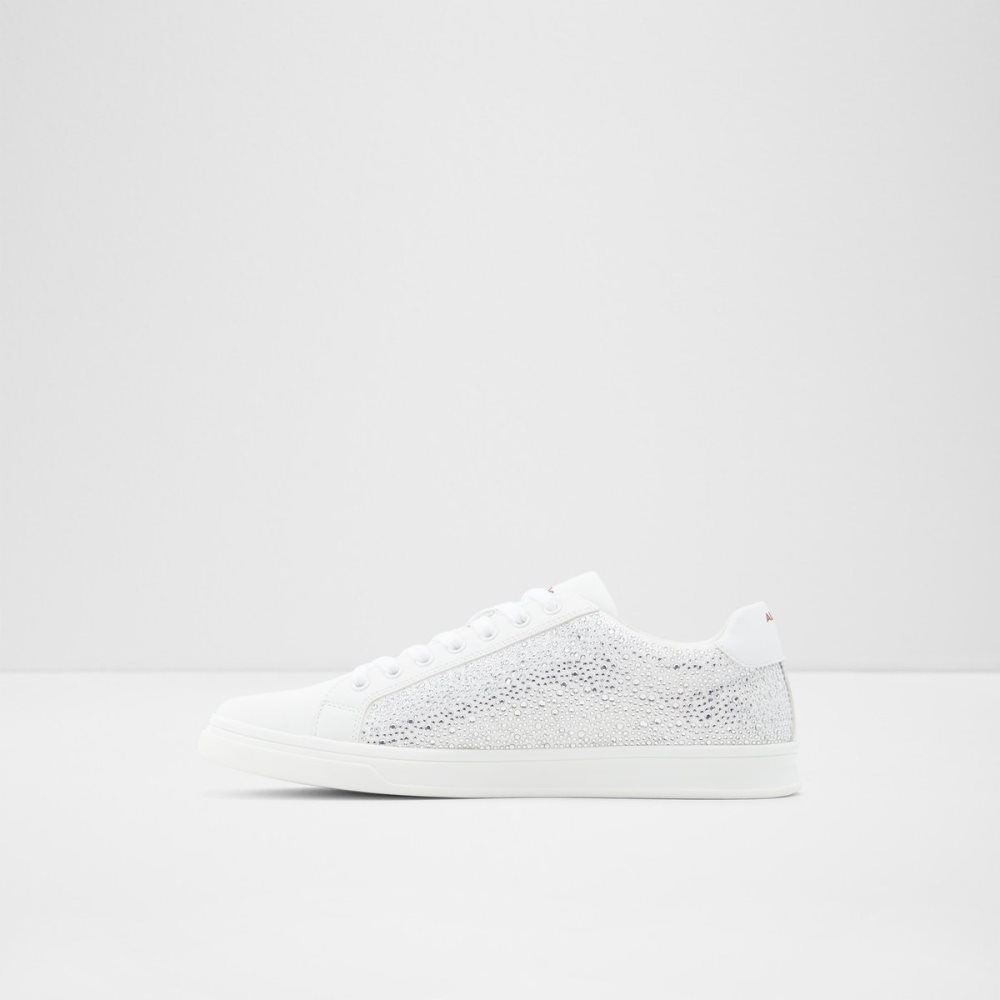 White Aldo Toto Low Top Sneakers | 58NRFKCOP