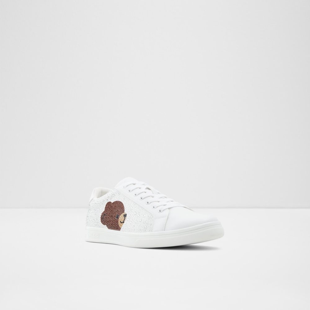 White Aldo Toto Low Top Sneakers | 58NRFKCOP