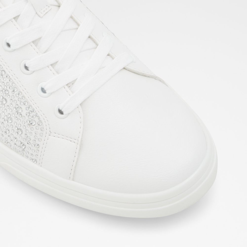 White Aldo Toto Low Top Sneakers | 58NRFKCOP