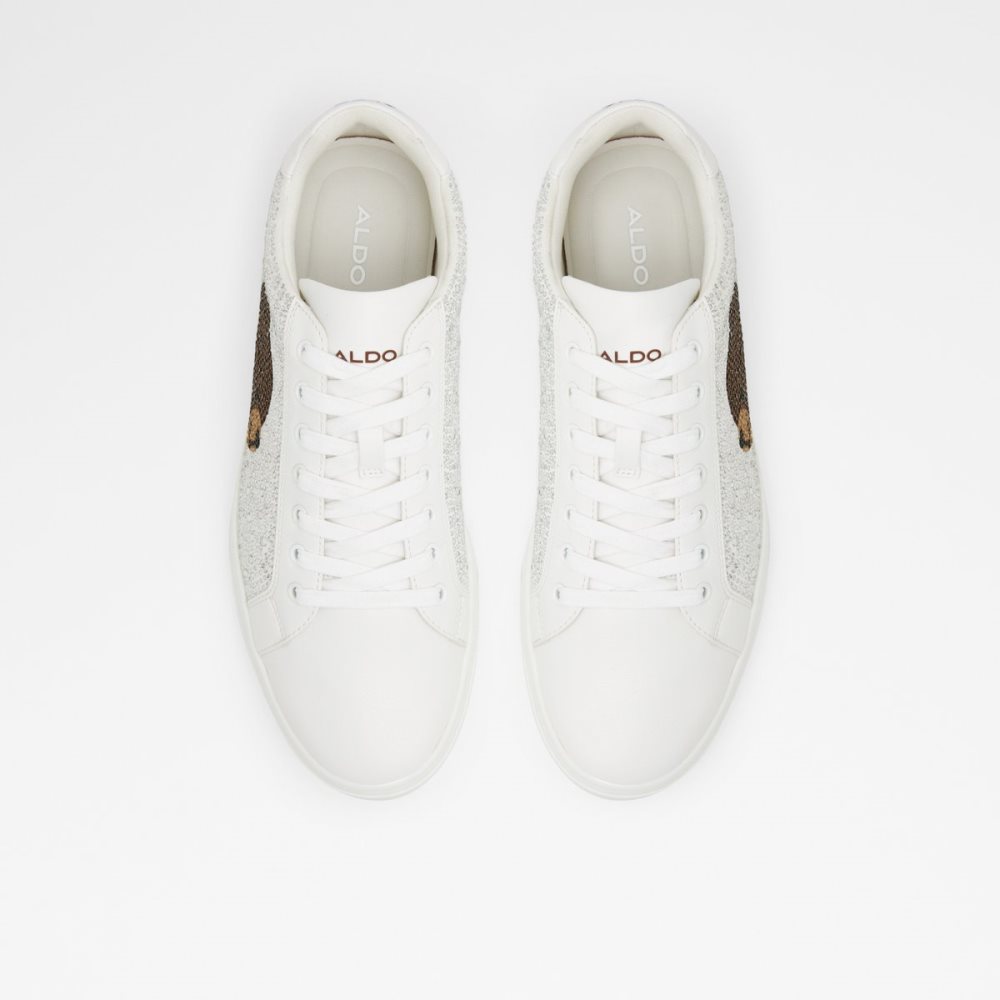 White Aldo Toto Low Top Sneakers | 58NRFKCOP