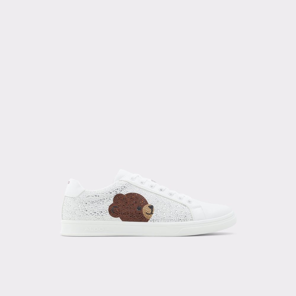 White Aldo Toto Low Top Sneakers | 58NRFKCOP