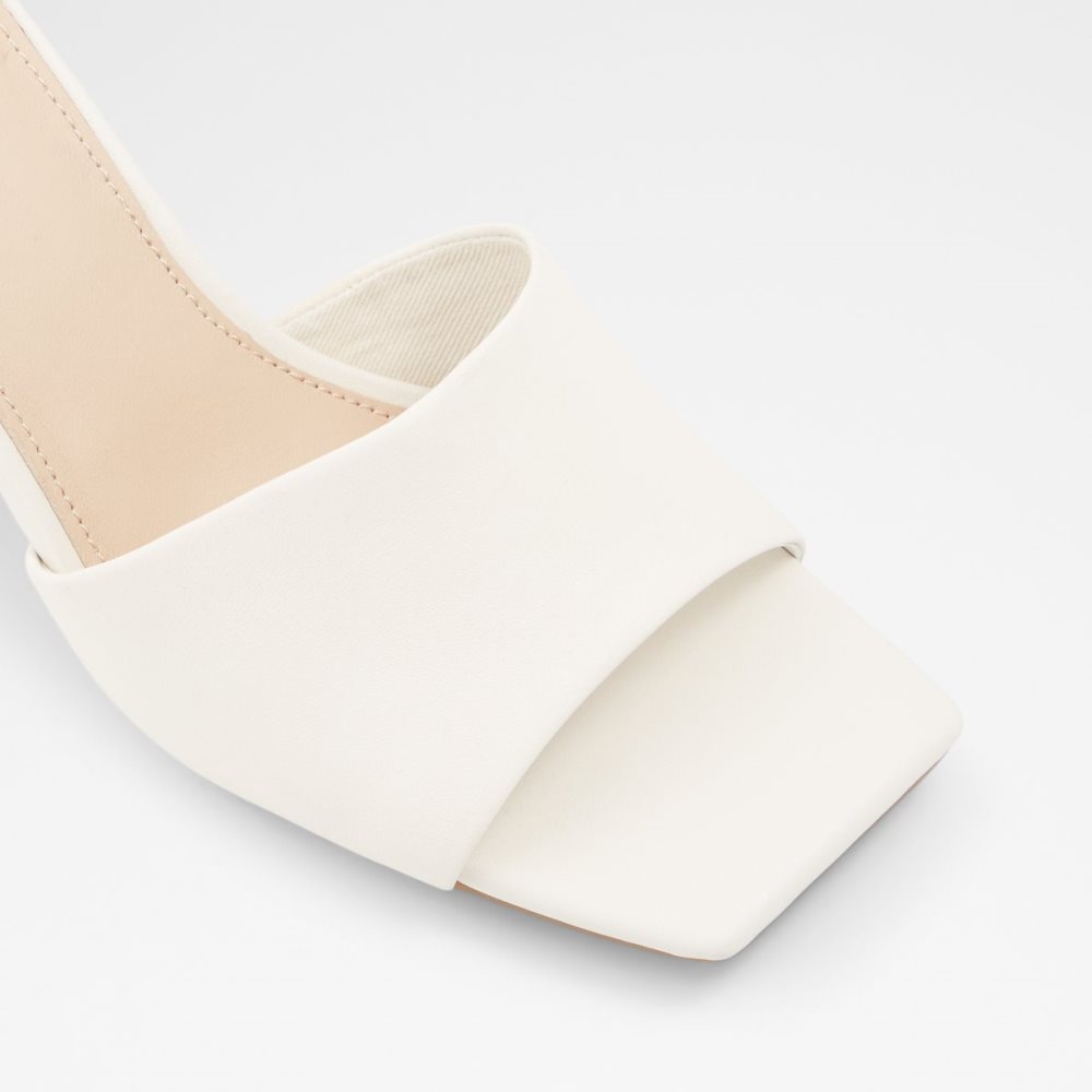 White Aldo Velalith High Sandal - Block Heels | 85LFXEQUI