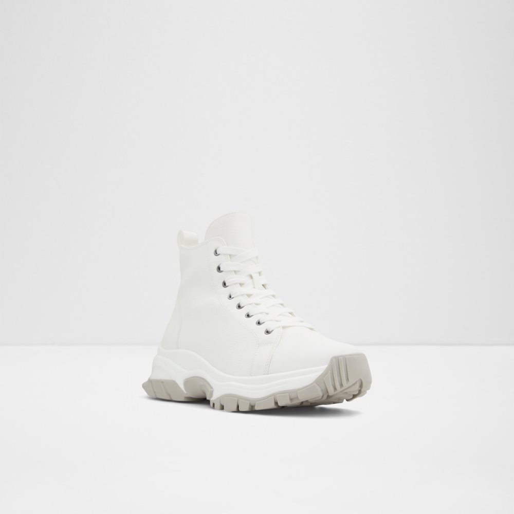 White Aldo Vertex High Top - Jogger Sole Rain Boots | 30PMIQJAX