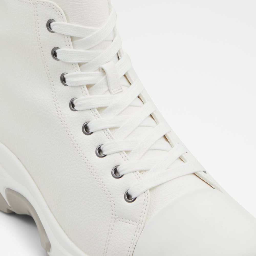 White Aldo Vertex High Top - Jogger Sole Rain Boots | 30PMIQJAX