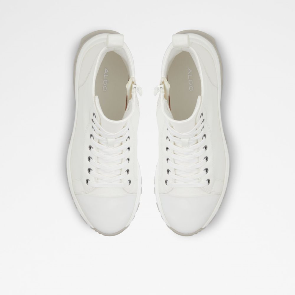 White Aldo Vertex High Top - Jogger Sole Rain Boots | 30PMIQJAX