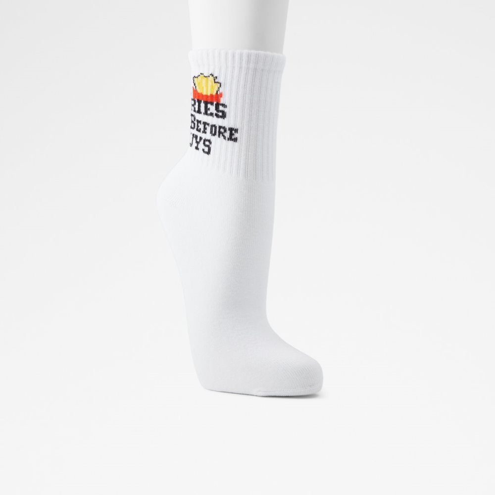 White Aldo Womamar Socks | 48OXJUGQK