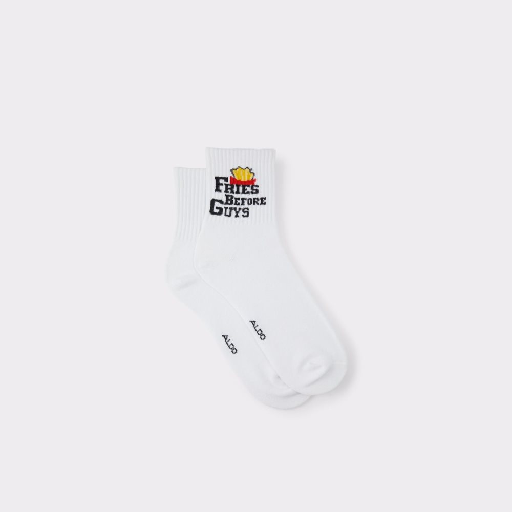 White Aldo Womamar Socks | 48OXJUGQK