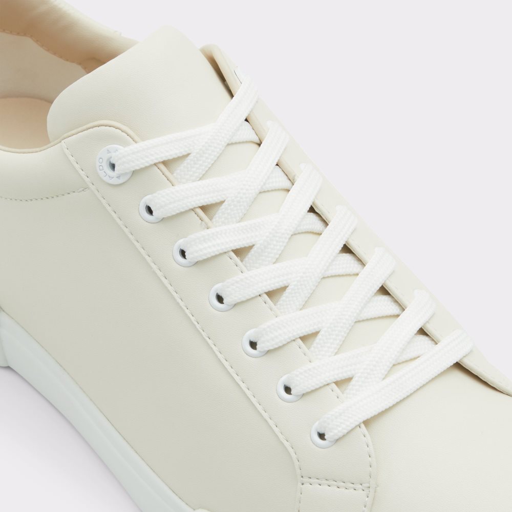 White / Beige Aldo Neo Low Top - Cup Sole Sneakers | 19JXRFDLV