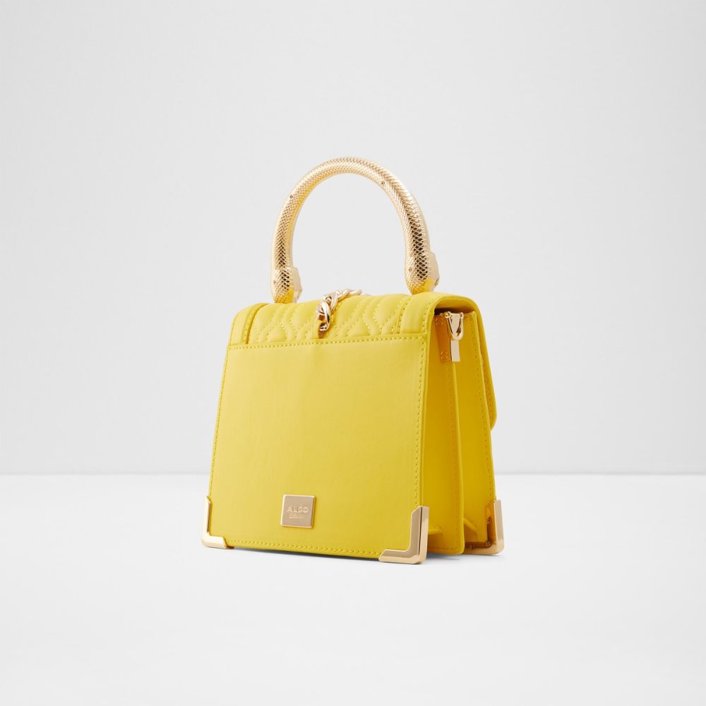 Yellow Aldo Easwen Top Handle Handbag | 62ELFGPBR