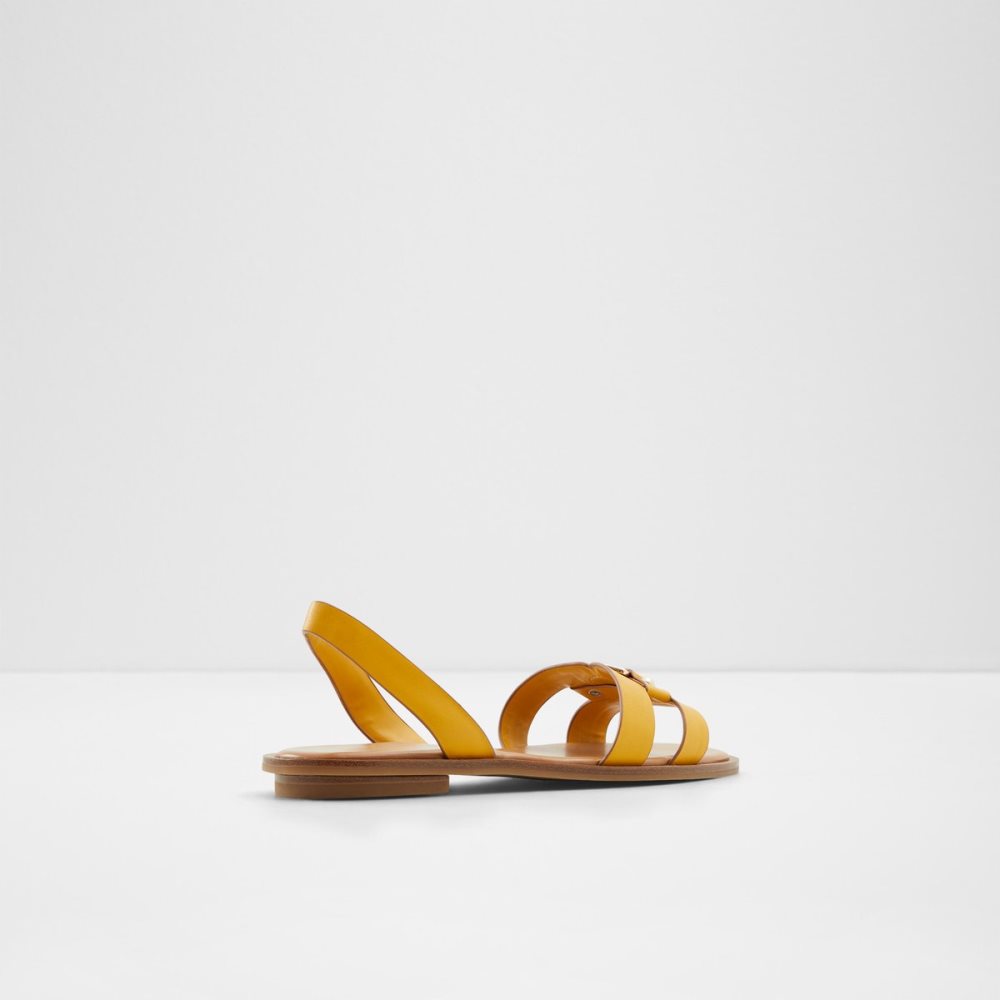 Yellow Aldo Fandra Sling Back Sandal Sandals | 17FKGOYBN