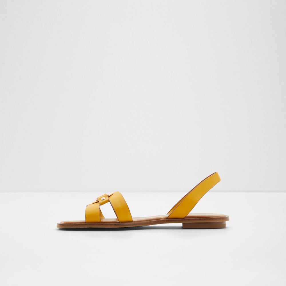 Yellow Aldo Fandra Sling Back Sandal Sandals | 17FKGOYBN