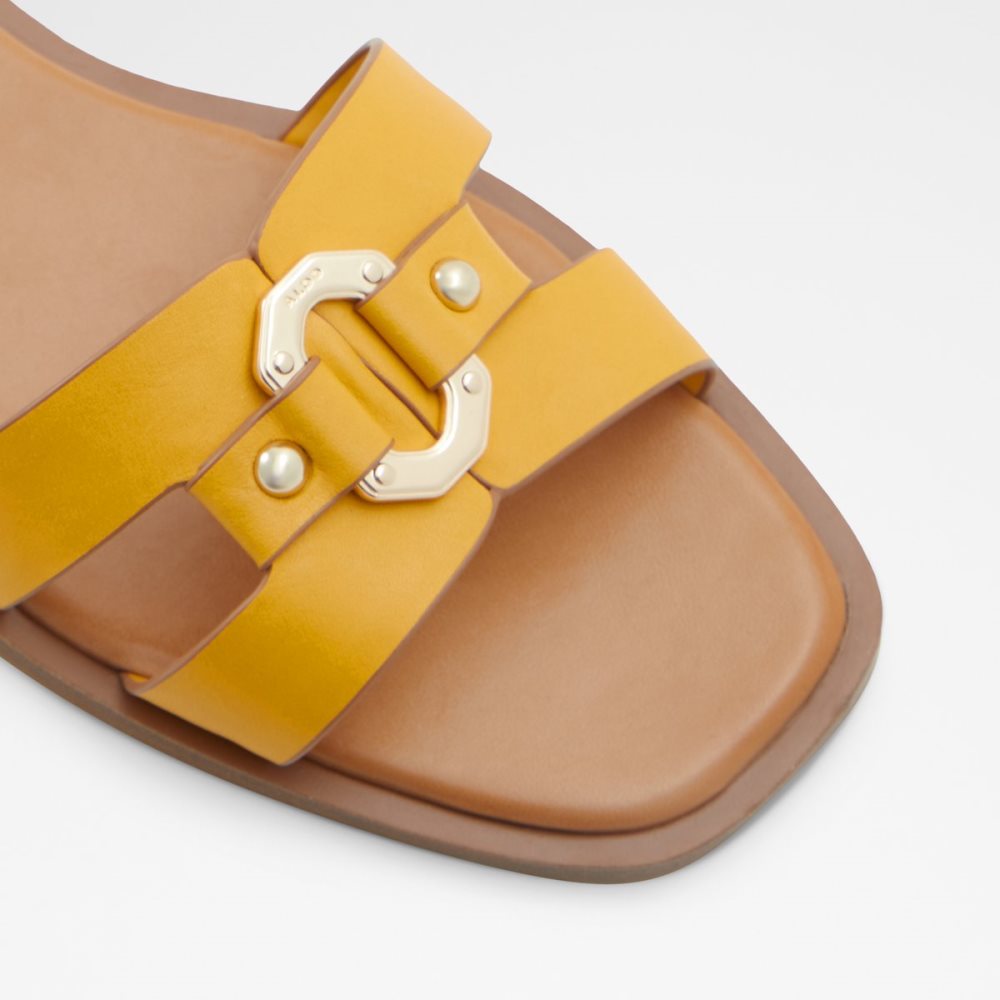 Yellow Aldo Fandra Sling Back Sandal Sandals | 17FKGOYBN